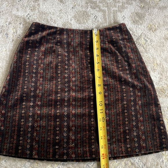 Vintage Express Velvet Mini Skirt - Picture 11 of 12
